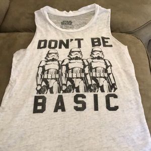 White Star Wars Muscle Tank